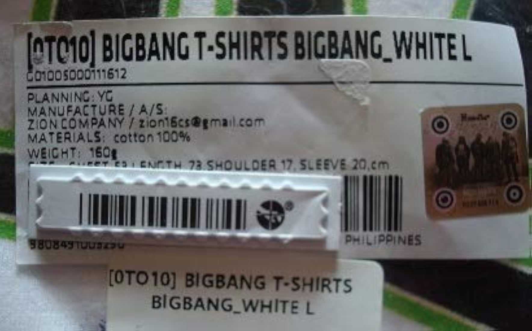 ランキングや新製品 ソウルコングッズ 0TO10 BIGBANG Tシャツ 2枚 XL